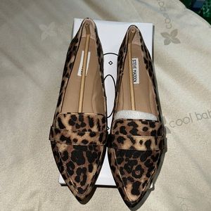 Steve Madden leopard flats